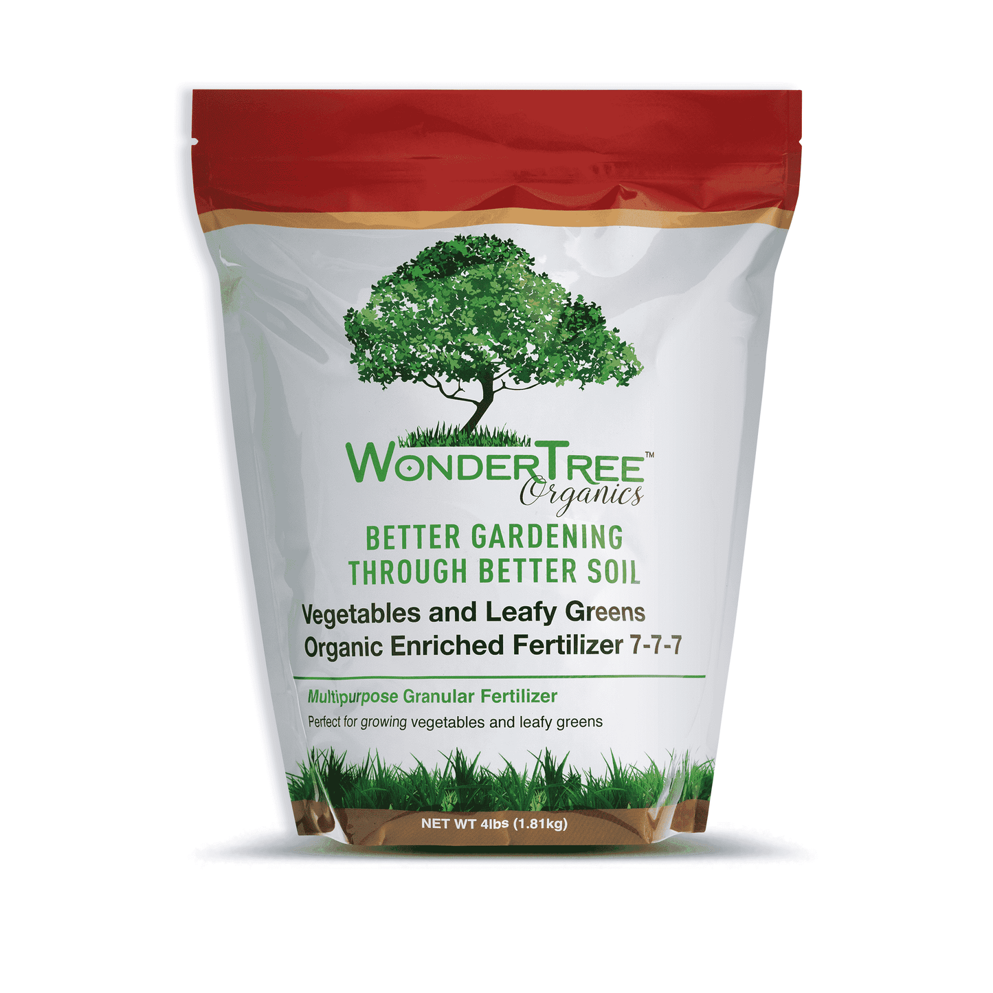 4lb Vegetables and Leafy Greens Fertilizer 7-7-7