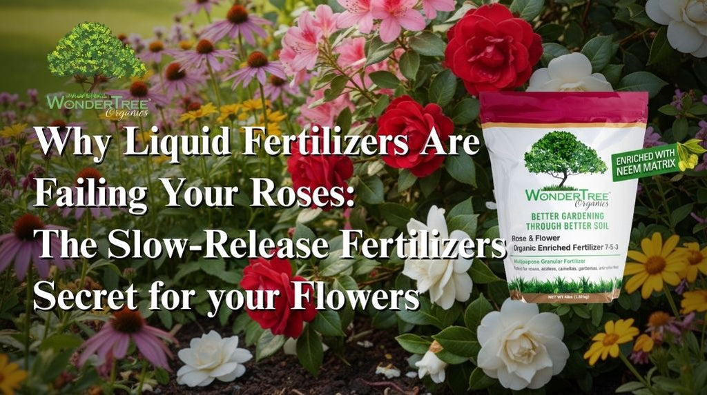 Why Liquid Fertilizers Are Failing Your Roses: The Slow-Flow Secret