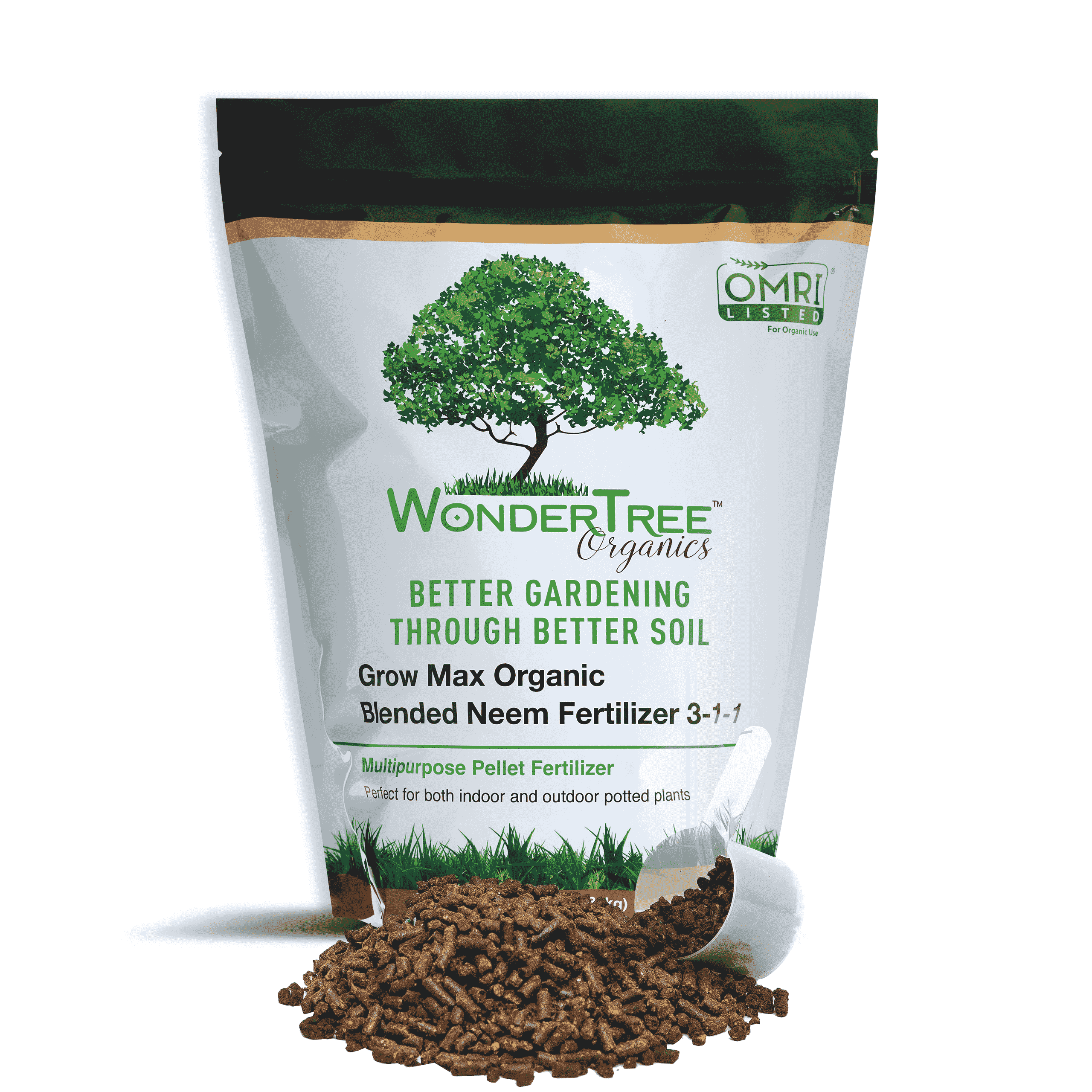 4lb Grow Max Organic, Blended Neem Fertilizer 3-1-1