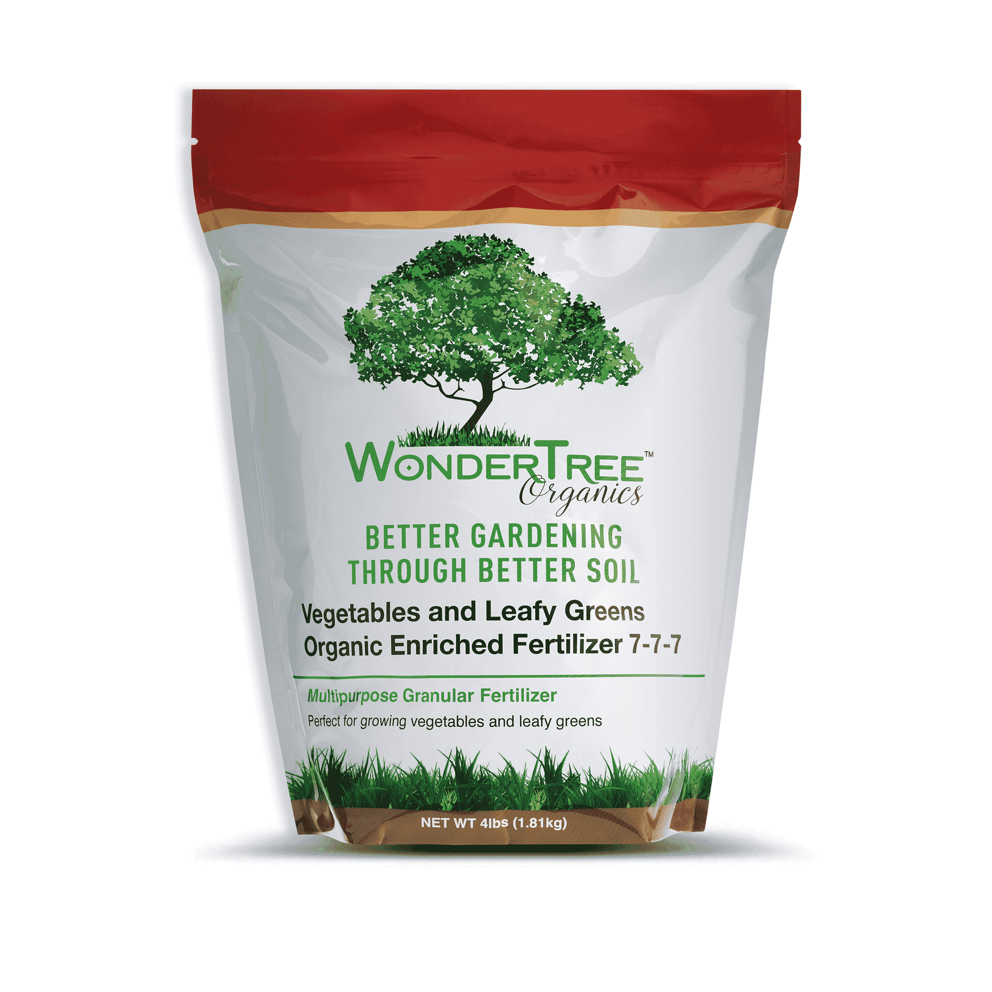 4lb Vegetables and Leafy Greens Fertilizer 7-7-7